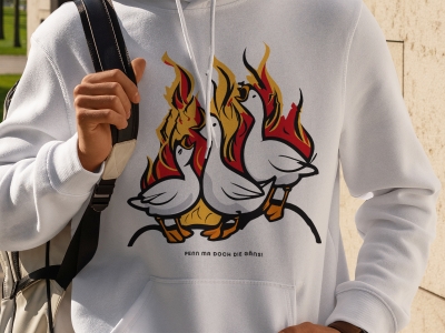 Penn ma doch die Gäns - Herren Hoodie.1