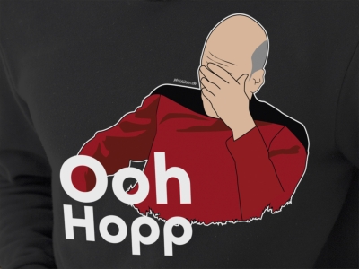 Ooh Hopp Facepalm - Herren Hoodie.1
