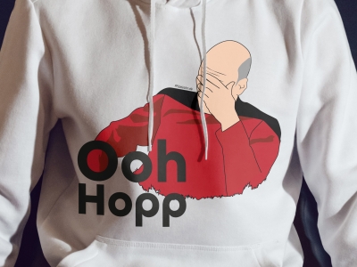Ooh Hopp Facepalm - Herren Hoodie.3
