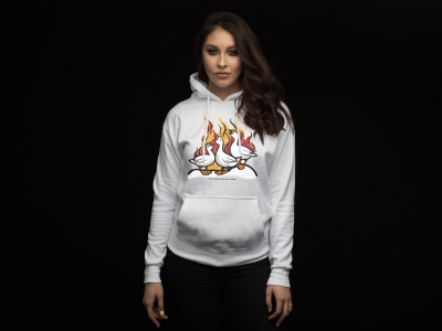 Penn ma doch die Gäns - Damen Hoodie.2