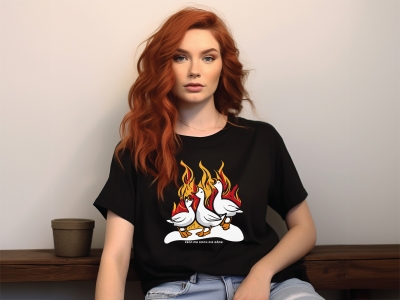 "Penn ma doch die Gäns!" - Damen Shirt.2