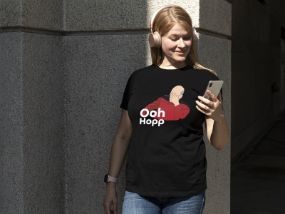 Ooh Hopp Facepalm - Damen Shirt.2