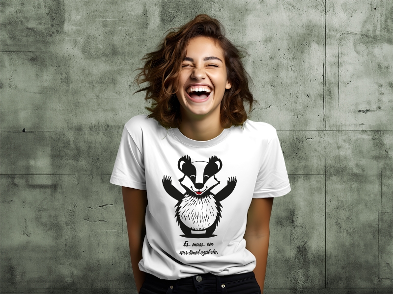 "Es muss em nur ämol egal sin"  - Damen Shirt.