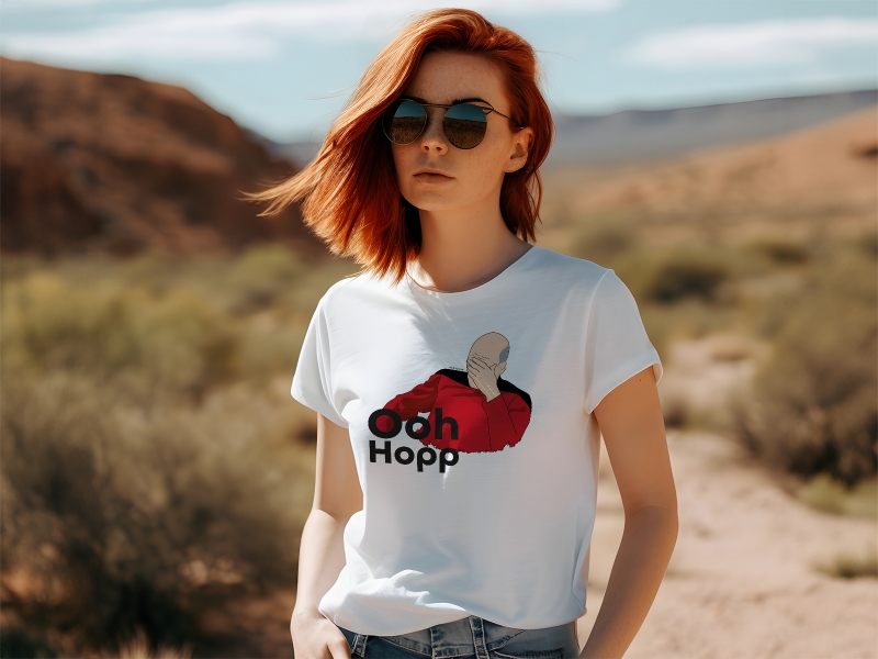 Ooh Hopp Facepalm - Damen Shirt.