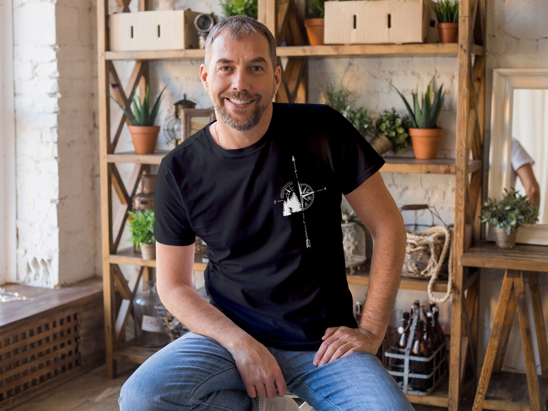 Kompass - Herren Shirt.