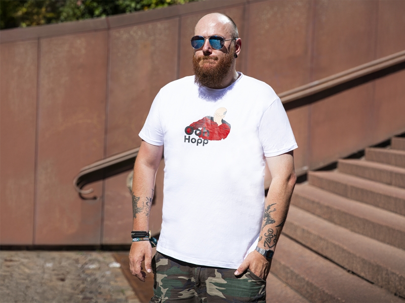 Ooh Hopp Facepalm - Herren Shirt