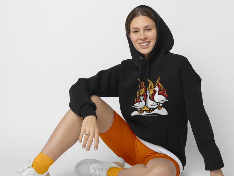 Penn ma doch die Gäns - Damen Hoodie